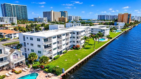 Tiny photo for 1111 N RIVERSIDE Drive #401, Pompano Beach, FL 33062 (MLS # B26087587)