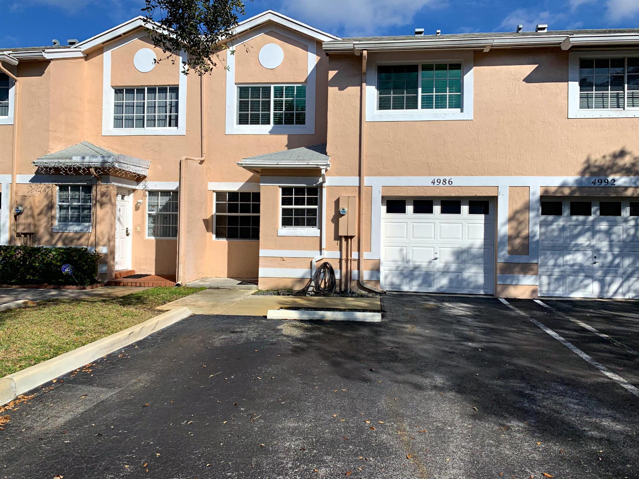 Lovely 3 bed 2.5 bath 1 car garage town home in Cooper City. Situated in a friendly community with highly rated schools, close to shopping, dining & major roadways. Kitchen tastefully updated & features all stainless-steel appliances. Spacious master bedroom has 2 walk-in closets. Bedrooms have ceiling fans & ample closet space. All 2nd floor windows are hurricane rated. All 1st floor windows have steel panels labeled for easy installation. Ample parking of up to 2-4 cars in driveway. Huge, covered & screened in patio great for entertaining. First, Last, Security Deposit due upon execution. Background Check, Credit Check, Eviction Check, Proof of Income (3 times monthly rent) and renters insurance required. Immediately available. Partially furnished, annual only. Small pet permitted.