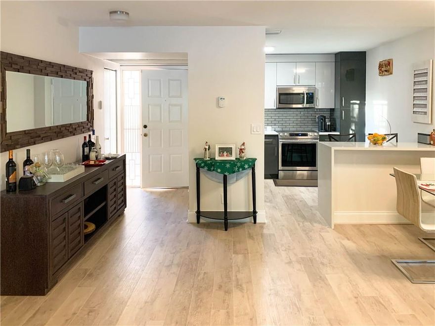 Beautiful 3/2 condo with spectacular water views of the largest lake in the Township! Updated kitchen and bathrooms. Tasteful updates. Open concept living room and kitchen. Stunning lake views, across from park. Second floor. Stainless Steel Appliances, two tone cabinets, quartz countertop with waterfall and modern backsplash. Washer/dryer. No popcorn on the ceiling. Walk-in closet. Screened in patio. Water, sewer, cable, and internet included. Association requires 15% down payment, credit score of 700, no trucks, no pets, no leasing. Township Amenities include heated olympic size pool, tennis courts, indoor racquetball courts, fitness center, clubhouse, theater, card, dance,art room, bbq area, kids play room, beach volleyball,basketball court.