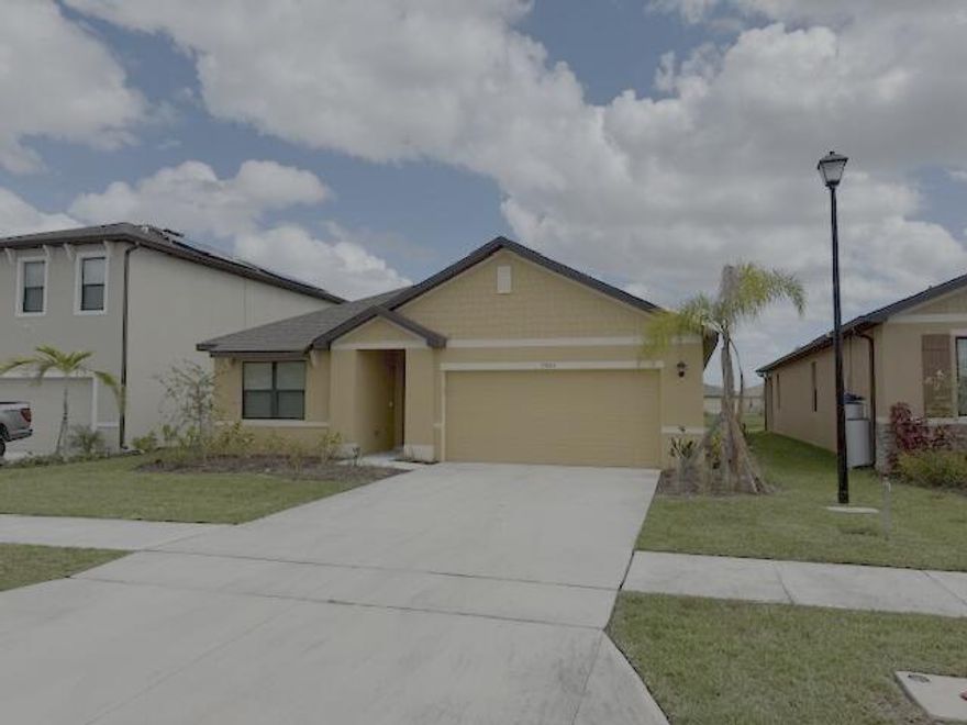 Gorgeous almost brand new home on waterfront lot in Central Park. Granite countertops and open floorplan. Beautiful plantation shutters.  Back patio overlooking a serene water view. Split floorplan.  Location Location Location. Conveniently located in a community off Crosstown parkway and just outside Tradition where all the shopping and restaurants are moments away. The community offers an amazing clubhouse with amenities of a large resort pool, splash area, game room, dog park, tennis and more.