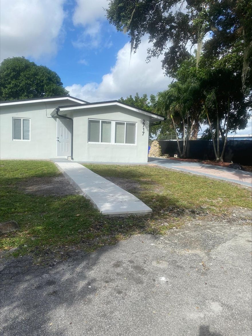 This updated 3 bedroom / 2 bathroom duplex is now available. It is located by St Thomas in Ft Lauderdale off of Davie and west of I-95.  The property will be professionally cleaned and move in ready before occupancy. Private laundry facilities.  This is a duplex so there is no backyard but a large front yard.  Rent is $2950. No pets and non-smoking dwelling. Housing vouchers welcomed