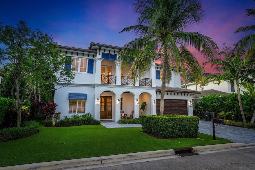 Paradise awaits at this coastal luxury estate nestled in the heart of ''SoSo,'' one of West Palm Beach's most coveted neighborhoods. Custom-built in 2019 by ''Award Winning'' Chris Allen Homes, this breathtaking two-story residence boasts exquisite design and superior craftsmanship throughout the 3,865 sqft of living space. Upon entering, you are greeted by soaring ceilings, natural light, an expansive open floor plan, gorgeous wide plank wood floors, and a beautiful glass wine display. The heart of the home is the gourmet kitchen featuring Jenn-Air appliances, Sub-Zero fridge, natural gas, pot filler, and a hidden walk-in pantry offering ample storage. The main floor features 1 bedroom with an ensuite, 2 car garage, laundry room, and a cabana bath leading to a backyard oasis featuring...
