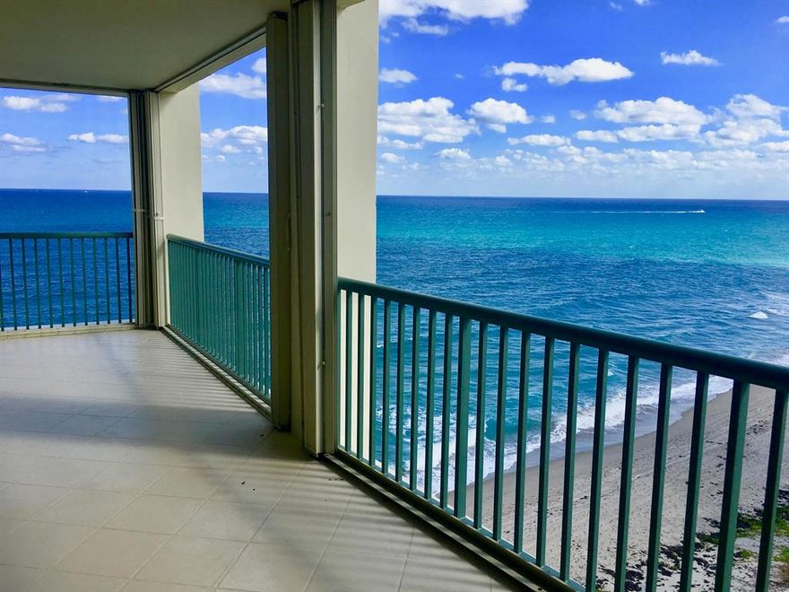 ATTENTION ALL CORNER UNIT LOVERS!  w/ DUAL BALCONY ACCESS....Your boutique ocean oasis awaits. Furnished/turnkey condo with wide and spacious balcony. Clean and ready to move in!  Lots of space - feels like a home - 1500 sq ft. Building has undergone a complete makeover. New lobby, community room, fitness center, beach walk over and much more. There are only 32 units in the entire building and very private. Covered parking space comes with unit. Storage for bikes too.