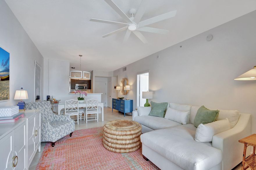 Available June 2026 - November 2026. Enjoy living in the desirable City Place. This fully furnished and turnkey 1 Bed/1 Bath condo features updates to the kitchen and bathrooms and a perfectly Palm Beach décor aesthetic. Resort-style amenities include an infinity lap size pool, summer kitchen, spa, sauna, steam room, club lounge, fitness center, library and massage room! City Place South Tower is located in close proximity to City Place; near restaurants, picturesque Grandview Heights neighborhood, Flagler Dr. waterfront, 1.5 miles from pristine beaches on Palm Beach, PBI, Kravis Center, the Convention Center, grocers, Clematis St, Brightline and all attractions Downtown West Palm Beach/ ''Wall Street of the South'' has to offer.