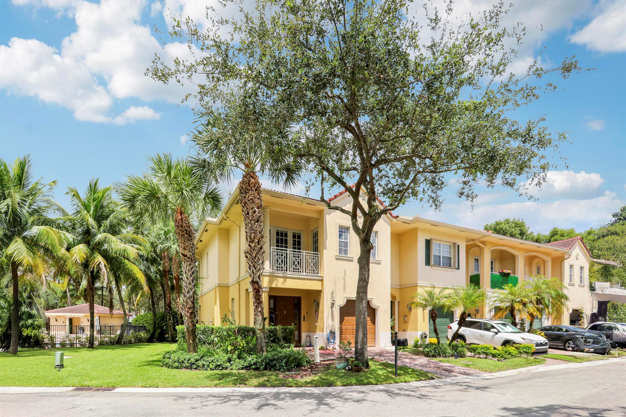 RARE large corner unit boasting almost 2,000 sq ft under air, nestled next to the pool! Situated in the heart of Royal Palm Beach, this spacious townhome offers the perfect blend of comfort and convenience with three bedrooms and two-and-a-half baths. Includes one-car garage and charming garden patio, perfect for entertaining. The second floor features a spacious master bedroom with a large walk-in closet and bathroom. The additional bedrooms have a private balcony and a full bath. Full-size washer and dryer in the laundry room located on the second floor. Convenient location, just minutes from a variety of restaurants, schools, and shopping centers, with quick access to major highways!