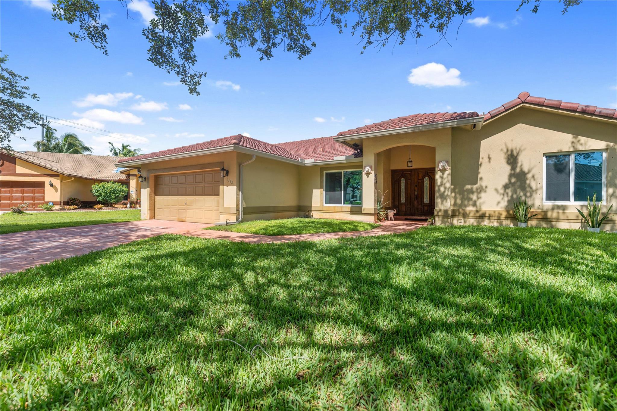 READY, SET, GO! THIS HOUSE REALLY DELIVERS! Love the look of a S-Tile ROOF? It's here and it's about 5 years old! Looking for IMPACT GLASS? It's here as well! We have so much more............gourmet kitchen with lots of counter and cabinet space. This kitchen aims to please! Remodeled bathrooms are bright and lovely! Three spacious bedrooms plus two bathrooms. Looking for a multipurpose bonus room? Look no more, this lovely home as it all. Exceptional back yard, perfect for pool, RV or Boat. Close to good schools, highways, shopping and restaurants.