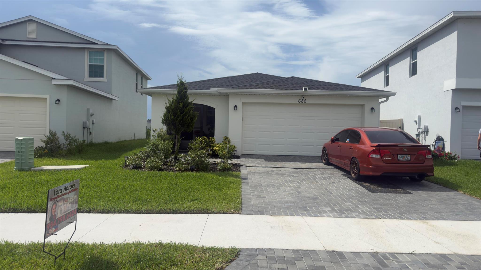 Built in 2023 and nestled in a serene HOA community of Tillman Lakes, this 3-bedroom, 2-bath home offers modern comfort and peaceful views. Enjoy cooking in a sleek kitchen with quartz countertops and tile floors throughout . The spacious lay out includes a cozy covered front porch perfect for morning coffee or evening relaxation. Located in a family and pet friendly neighborhood with community amenities. Whether you're enjoying the lake view or hosting guests, this home is move in ready and waiting for you! Comes with cable/internet. Available furnished for $2350. Available Sept 15.