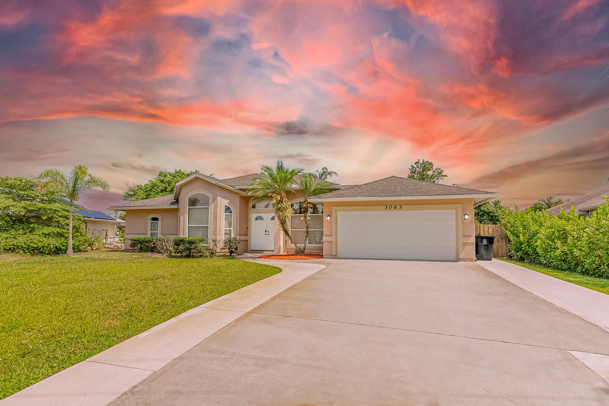 Bring Your Boat, RV, and Toys to This South Bend Stunner! Welcome To This Beautifully Maintained 4-Bedroom, 2.5-Bath, 2-Car Garage Pool Home, Oversized 1/3-Acre Waterfront Lot--A True Gem in One of PSL's Most Desirable Neighborhoods. No HOA! Enjoy The Freedom to Make the Most of your Property. This Home Features Newly Remodeled Kitchen and Bathrooms, Open Floor Plan, Vaulted Ceilings, Split Bedroom Layout, Extra-Large Bedrooms. The Screened-In Pool, Spacious Screened Porch, And Oversized Driveway Make It Ideal for Entertaining and Outdoor Living. Additional Highlights Include: 50-Amp RV Hookup with Sewer Connection; Large Shed for Your Four-Wheeler or Tools; Room to Park Your Boat, RV, and More. Located Just Down the Street from Jessica Clinton Park and The Public Boat Ramp has Ocean