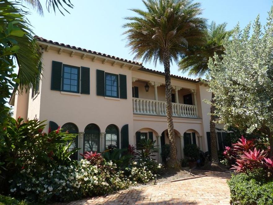 Built in 1990 this Classic Mediterranean with private direct oceanfront beach parcel is a rare find!  This gracious 5 bedroom 5.5 bath home with new impact windows, open floor plan, and floating staircase is fabulous for entertaining.  Custom kitchen with 3 sub-zero refrigerators, 3 wine coolers,  2 Miele dishwashers, and spacious laundry room, two car garage, wonderful pool and spa, lots of storage, and excellent closet space throughout.  Fabulous beach house in a much sought after location.