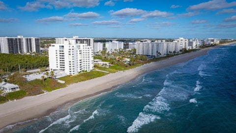 Tiny photo for 3407 S Ocean Boulevard #8a, Highland Beach, FL 33487 (MLS # R11154555)