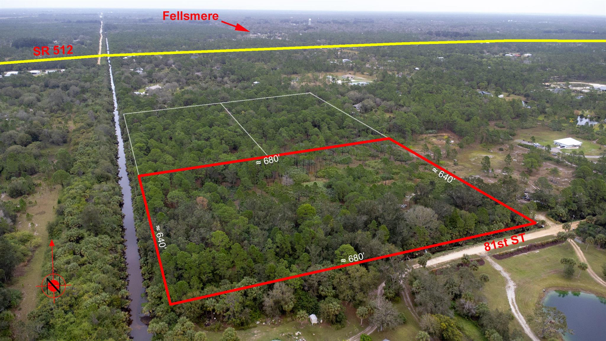 Looking to build your dream home and create your Florida Country Living? Look no further, this 10-acre parcel site is perfect for you, a hidden gem tucked away in the heart of Fellsmere Florida. Vacant lot is fenced, has some oak trees and plenty of space for your new dream home, detached garage and toys, NO HOA. Fellsmere is located in Indian River County. Property is closer to I-95 and some shops and restaurant.