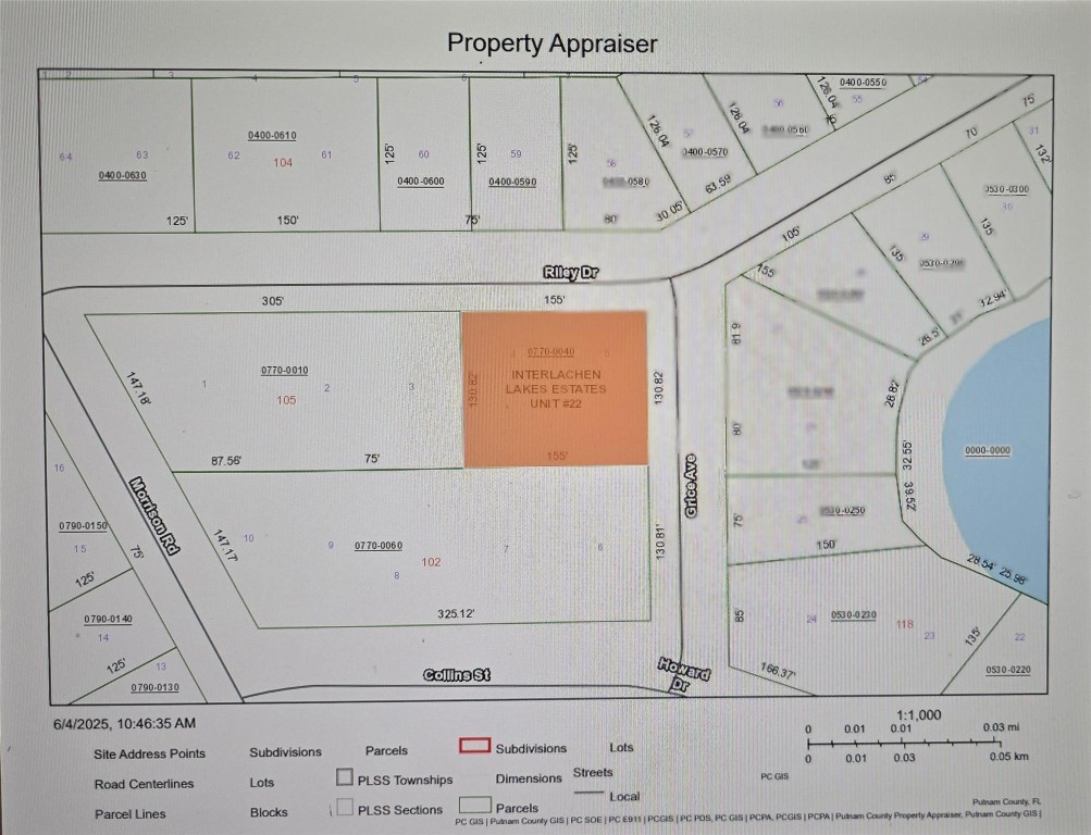 INTERLACHEN LAKES ESTATES - Land