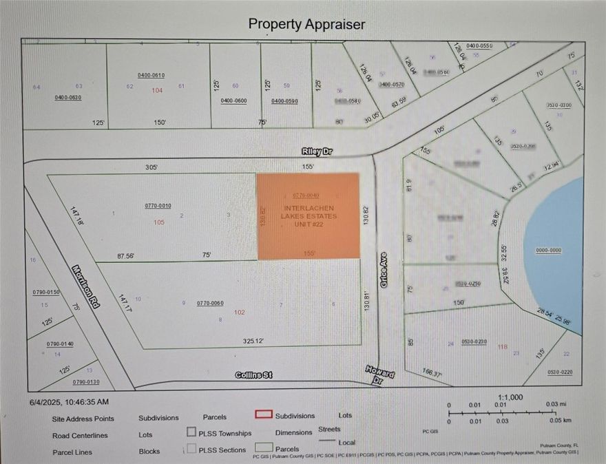 Great lot with over 20,000 sqft in Interlachen Lake Estates.  Close to main roads such as Riley Drive and Grice Avenue.  Claim it now before things get more expensive in the area!  Owner is very motivated.  Bring an offer!