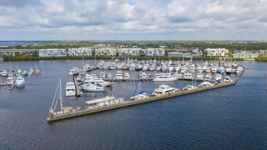 PENTHOUSE WITH PLENTY OF SUNSHINE AND EXCEPTIONAL WIDE WATER VIEWS OVERLOOKING THE MARINA! TWO BEDROOM , TWO BATH , 2ND BEDROOM IS A SUITE FOR GUEST PRIVACY. GRANITE COUNTERTOPS, TWO UNDER BUILDING PARKING SPACES ASSIGNED TO YOU! OFF SEASONAL RATE OF $3000.00 PER MONTH ON THIS SHORT TERM RENTAL,  AVAILABLE MAY THROUGH END OF AUGUST 2026.  DECEMBER 2026 IS AVAILABLE  IF YOU'RE LOOKING FOR A WINTER MONTH STAYVACATION ! THE HARBORAGE IS MINI CITY LIVING AT ITS FINEST!!   GREAT AMENITIES FOR YOUR ENJOYMENT, PLANNED SOCIAL ACTIVITIES, CLUBHOUSE W/FITNESS CENTER, SAUNA, STEAM ROOM, POOL CAFE, COMMUNITY POOLS, HOT TUB & BILLIARDS ROOM. PREMIUM VIEW FOR 4TH OF JULY FIREWORKS! TIDEHOUSE RESTAURANT ON PREMISE! CLOSE PROMIXITY TO DOWNTOWN STUART! FULL-SERVICE MARINA UPON AVAILABLE DOCKAGE. CALL TODAY