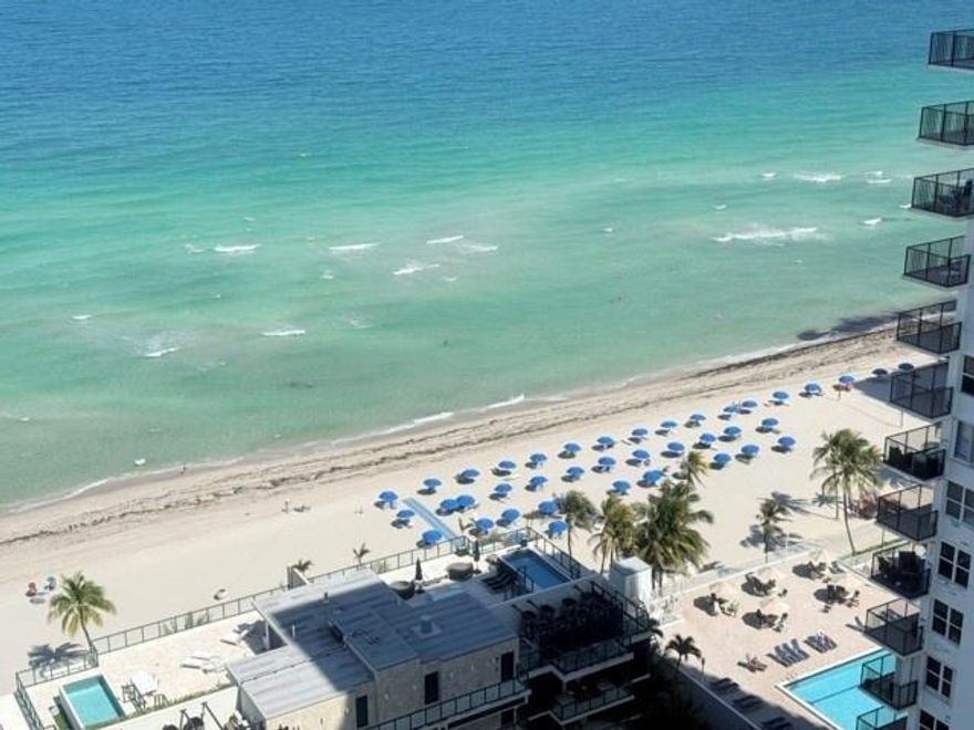 Enjoy breathtaking, unobstructed ocean views from this stunning 25th-floor unit! This residence features stainless steel appliances, granite countertops, wood cabinetry, custom bathroom fixtures, a spacious balcony, and accordion shutters. Located in a full-service building offering two pools, a gym, recreation room, valet services, sauna, party room, on-site restaurant, and three concierges. Just a short walk to the Hollywood Boardwalk. Available only fully​​‌​​​​‌​‌​​​‌‌​​​‌‌‌​​‌​​‌‌​​​​ furnished.