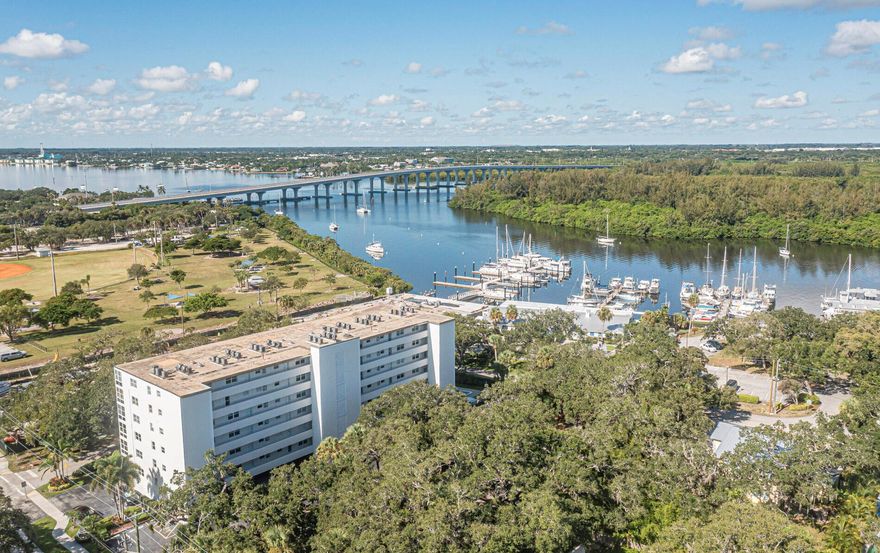 ALL INCLUDED - ELECTRIC, CABLE, HIGH SPEED INTERNET, WATER & SEWER IN MONTHLY RENT FOR THIS SPECTACULAR 6th-floor 2 bedroom, 2 bath condo offering stunning views of the Intracoastal Waterway and bridge from the glass-enclosed 168 sq. ft. sunroom. Completely renovated with architectural-level design, featuring solid-core doors and custom trim for a quiet, refined environment. This high-end fully furnished residence stands a level above the rest and is within walking distance of the beach, unique shops, the theater, and the museum. Water, Sewer, Electric, Cable, and Internet included in the monthly rent.    This is a must see!