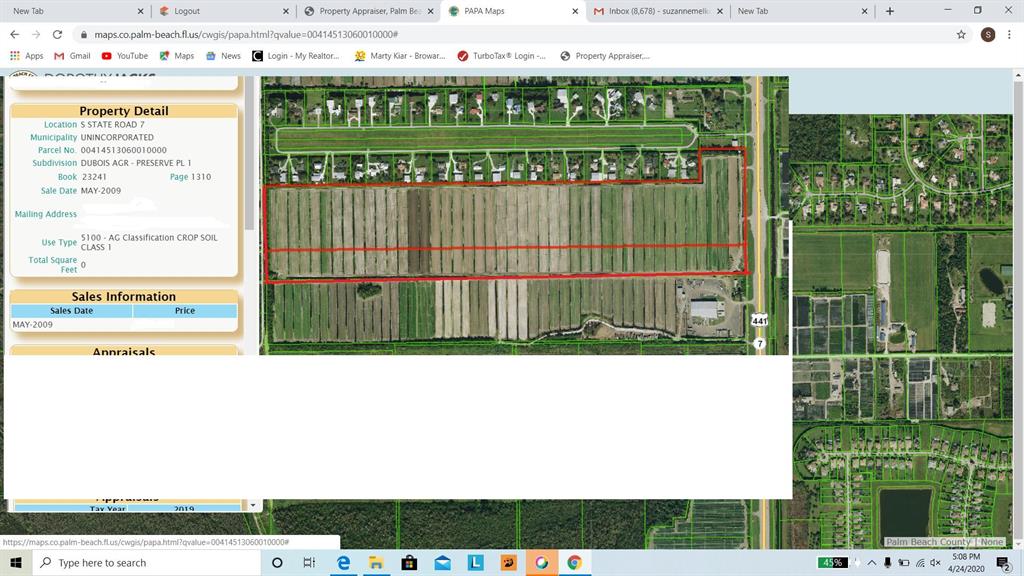 DUBOIS AGR - PRESERVE PL 1 - Land