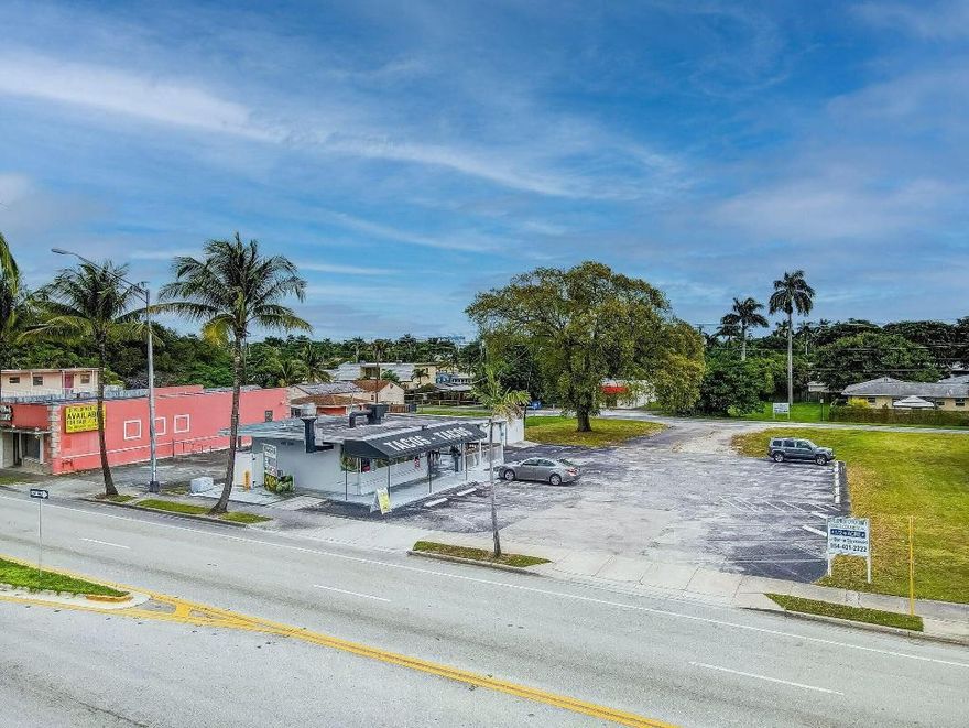 Seller financing!!! Imagine the possibilities with this expansive 27,902 square foot (.64 acre) lot, perfectly positioned along US 1 Federal highway in the most prime location in Dania Beach! This mixed used land presents a rare opportunity for development or redevelopment. Less than 5 minutes from all major shopping, dining, and entertainment, with the stunning beaches, airport, and cruise lines just minutes away. Currently, a charming little guacamole stand adds a steady stream of income on a month-to-month basis while you plan your next big venture. Whether you're dreaming of a chic hotel, office/ retail space, a trendy restaurant, or a luxurious residential complex, this lot is just the perfect location for anything! Traffic count hits over 40,000 daily! Call for details