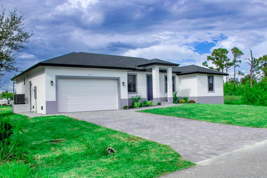 For Rent: 4BR/2BA Single Family Home in Port Charlotte   This newly built gem blends modern design and functionality, offering spacious, sun-filled living areas. The kitchen features sleek white countertops, an island, and modern appliances—perfect for any home chef. Enjoy a peaceful, lush yard ideal for relaxation. Located just minutes from Gasparilla Road, this home offers the perfect balance of tranquility and convenience. Virtual staging for illustration purposes.