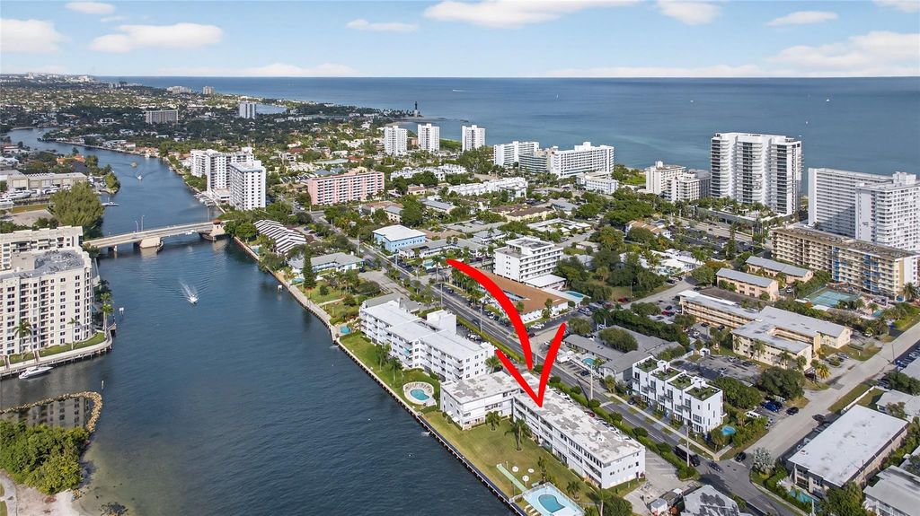 Photo of 1001 N Riverside Drive #305, Pompano Beach, FL 33062 (MLS # F10545279)