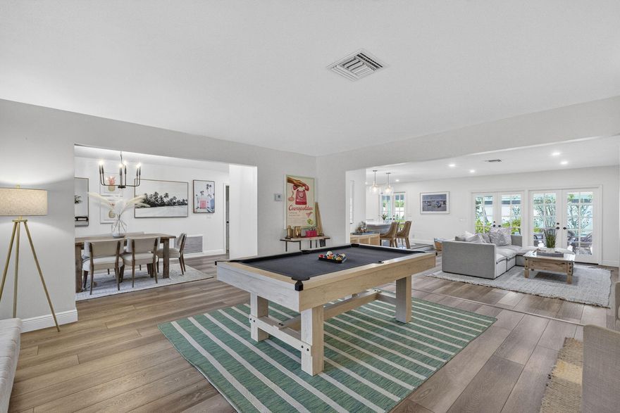 Welcome to this beautifully maintained home in Boynton Beach, offering the perfect blend of comfort, privacy, and exceptional value. Ideal for both homeowners and investors, this property is situated in a quiet, well-kept neighborhood with no HOA restrictions—providing the flexibility and freedom highly sought in today's market. Step inside to discover a bright, open-concept  layout enhanced by modern finishes and a warm, inviting ambiance. The main living areas feature elegant flooring and contemporary lighting, creating a clean and cohesive design throughout. The kitchen serves as the heart of the home, showcasing updated cabinetry, quality appliances, stylish countertops and ample storage—perfect for both everyday living and entertaining. The generously sized bedrooms offer spacious closets and thoughtfully designed layouts to maximize comfort and privacy. A versatile bonus yoga or workout room, combined with a spacious split floor plan, provides additional flexibility for today's lifestyle needs. Outdoors, enjoy a lushly landscaped backyard oasis complete with a beautiful pool and spa—ideal for entertaining, gardening, pets, or simply relaxing in your own private retreat. Positioned on a large corner lot, the property offers excellent potential as either a serene personal residence or a high-yield investment opportunity. Laundry room and full cabana bathroom connected to a large storage room that can be converted to private mother-in-law suite or office - featuring a private entrance and separate driveway. Conveniently located just minutes from shopping, dining, top-rated schools, pristine beaches, and the vibrant entertainment scenes of Delray Beach and Boynton Beach, this home delivers both lifestyle and location. Whether you're seeking a full-time residence or a strong rental investment in a high-demand area, this property is a standout opportunity. Surrounded by new construction and revitalized homes, 903 SW 28th Avenue sits in the path of growth—making it a strategic acquisition for both homeowners and investors seeking location, upgrades, and future potential. Offered fully furnished and move-in ready.
