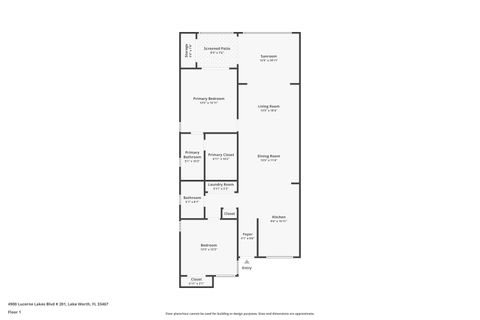 Tiny photo for 4900 Lucerne Lakes Boulevard #201, Lake Worth, FL 33467 (MLS # R11153223)