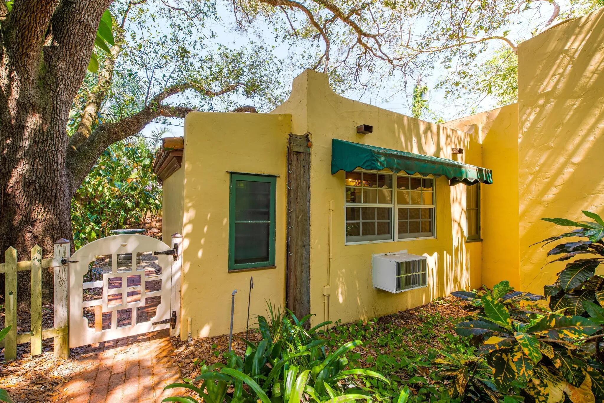 This historic Old Floresta home features a very private canary cottage or in-law suite located at the back of the main house, available immediately for a short-term lease option (now until-March 2026). It is beyond private space and situated on a secluded hidden lot behind lush vegetation, a tree oasis, and beautiful landscaped property. Rent includes all utilities, wifi, and offered fully/completely furnished with no hidden fees. Parking available in driveway and roundabout drive under shady canopy. Pets welcome if smaller breads and quiet to protect neighbors quiet enjoyment. Located in East Boca close to beaches, Boca Raton Art School, Mizner Park, FAU, and I-95. Absolute must see. Tenant must complete background & credit check.