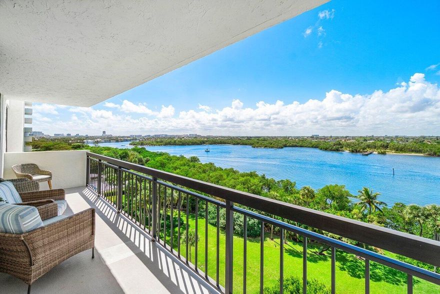 Welcome to the highly desirable ''04'' stack at La Fontana , one of the most sought-after floor plans in the community. Unit 904N is a beautifully updated residence offering stunning natural light, generous living spaces, and tranquil water views in one of East Boca Raton's premier waterfront buildings. Get ready for EPIC sunsets every night!

This spacious residence has been thoughtfully updated and features an open, inviting layout designed for comfortable coastal living. The updated kitchen and living areas flow seamlessly, creating an ideal space for both everyday living and entertaining. Large windows and sliding glass doors fill the home with natural light while framing beautiful views of the surrounding water and lush grounds. The coveted 04 stack is known for its exceptional layout and outlook, making it one of the most desirable lines in the building.

La Fontana is set on 10 acres of beautifully landscaped waterfront grounds, offering residents a resort-style lifestyle with private beach access, boat slips, tennis and pickleball courts, pool with bathrooms and showers, two fitness centers, billiards room, outdoor grilling area, kayak storage and launch, bike storage, and additional private storage for each residence.

The community also offers secure underground parking, abundant guest parking, and six EV charging stations for electric vehicles.

Ideally located in East Boca Raton just minutes from Mizner Park, downtown Boca, and the best of South Florida's dining, shopping, and beaches, this updated residence presents a rare opportunity to enjoy the La Fontana lifestyle in one of the building's most coveted stacks.

Furnishings available.