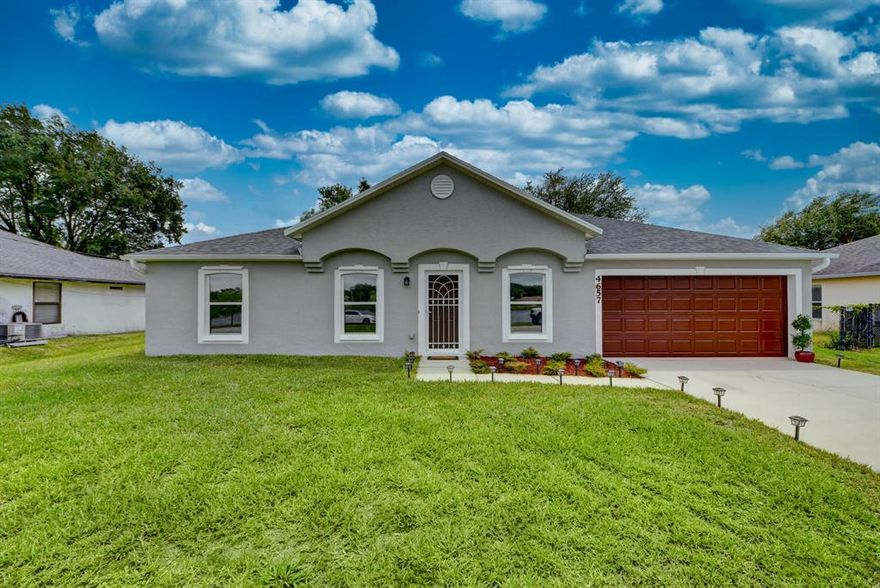 Beautiful home situated facing a tranquil pond this one is ready to move in,  Freshly painted in and out.  Open floor plan includes formal living and dining rooms breakfast area and split bedrooms  Three year new roof and 2 year new water heater.  Don't miss this wonderful home.
