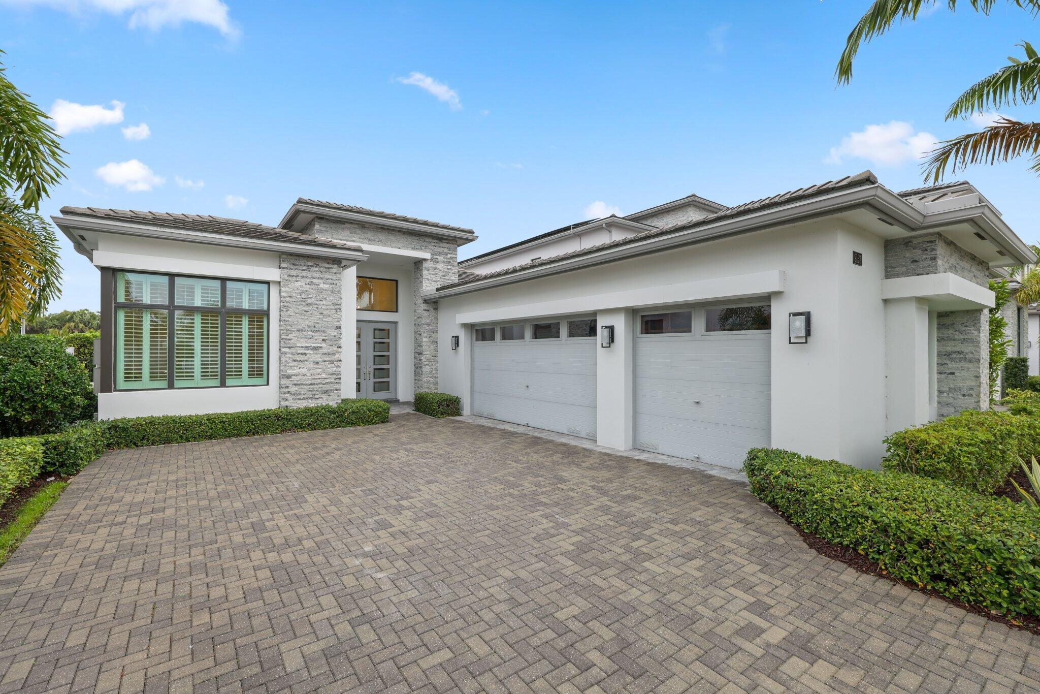 Magnificent and well-appointed contemporary 4 bedroom residence in Boca Bridges. This one-story Rialto model features the perfect floorplan for both living and entertaining. The beautiful gourmet kitchen boasts a large center island with quartz countertop, stainless steel appliances and a six burner gas cooktop. The family room with wet bar opens to an expansive backyard retreat with an oversized lot and no rear neighbor. The generous primary suite includes custom his/her closets and a luxurious bath. Three other guest rooms offer versatile options with one currently set up as an open den. Impact Glass, a full house generator and a 3 car garage complete the package. Boca Bridges offers many of the amenties of a country club without all of the additional costs.
