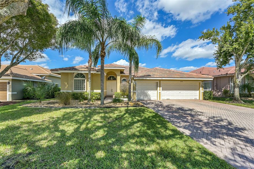 Beautiful waterfront 5/3 pool home in the highly sought after gated community of Pelican Isle in Wyndham Lakes. This triple split floor plan includes a private screened pool area, formal dining room, family room, open eat-in kitchen, ceramic tile in all living areas, bamboo floors in bedrooms, spacious master suite with walk in closet, large laundry room with storage & tub and 3 car garage. Lawn care included in rent. 1 small pet with owner approval. Close to top rated schools, shopping, dining and Sawgrass. See attachments.