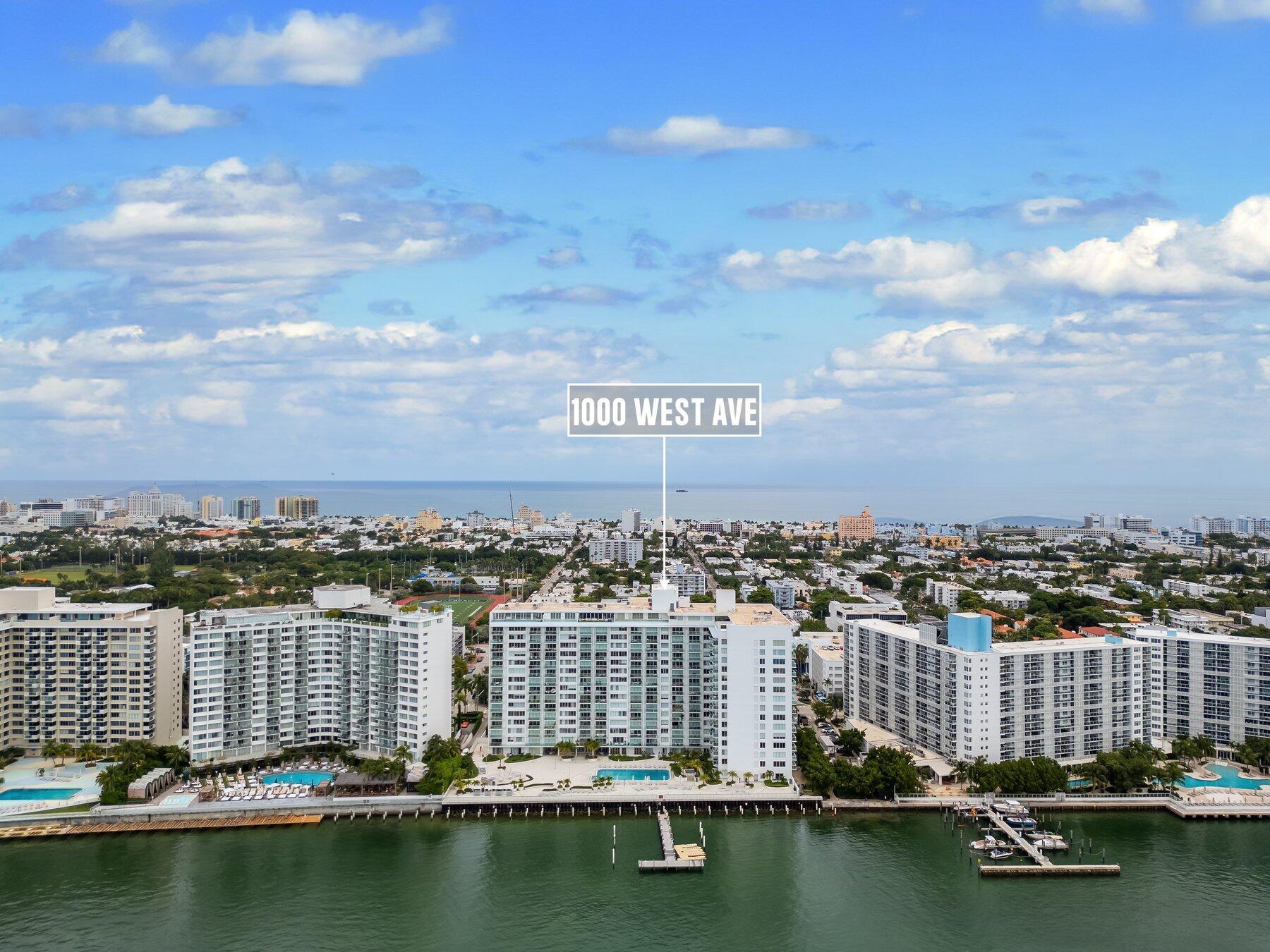Welcome to Mirador 1000 where you will step into a stunning 2-bedroom gem of a condo offering modern elegance and convenience. Newly updated primary bathroom, brand-new electrical panel (2024), impact windows, a new AC unit (2023), and high-end Haiku L ceiling fans along with recessed lighting in all rooms. Built in closets in both bedrooms. Bosch washer and dryer in the unit. Step onto your private balcony to enjoy beautiful city views of South Pointe. The building boasts recent updates, including a renovated lobby, hallways, entry doors, and pool deck. Located directly across the street from Whole foods and walking distance to the beach and the best restaurants Miami Beach has to offer. Amenities include access to a massive gym facility, reserved garage parking spot, valet, a
