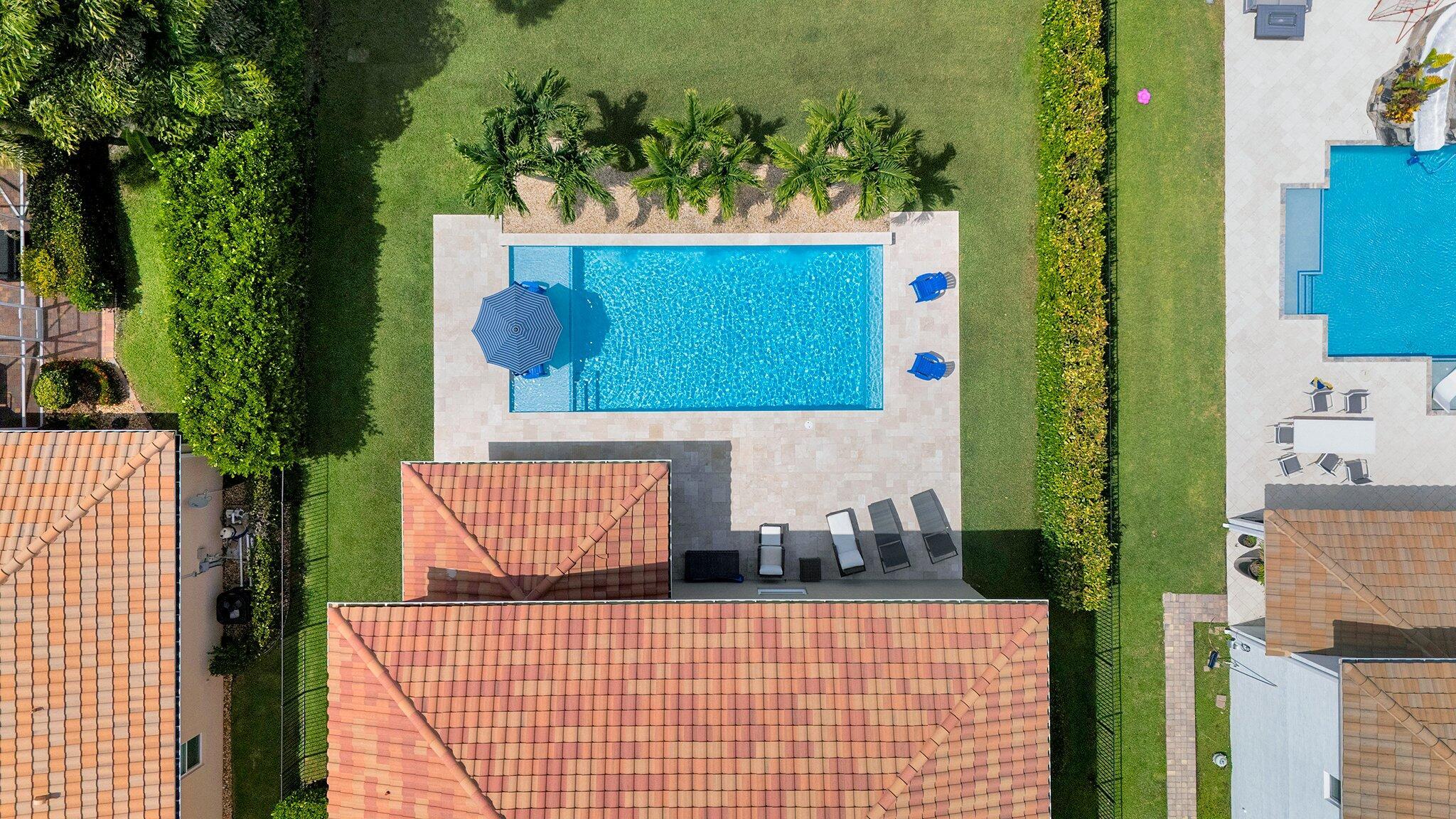 New to the market is 6603 SW Key Deer Lane, located in the highly sought-after community of Highlands Reserve Estates. This massive estate home, constructed in 2013, is looking for its new family to call this property home. The property is a whopping 3,410 sq. ft. under air, with 4 bedrooms, 3 bathrooms, and a downstairs FLEX room that can serve as a 5th bedroom, man cave, home gym, or guest quarters. If you enjoy cooking and entertaining for the holidays, the open kitchen area will come in handy for you.If you aren't already in love with the interior, let's talk about the oversized backyard featuring a newly built (2020) saltwater pool, travertine pool deck, and covered patio for all your entertaining needs.