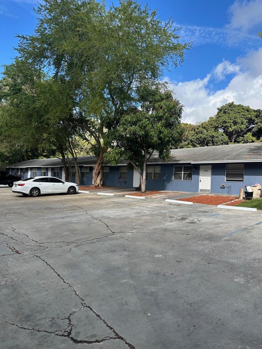 Renovated 2 bedroom 1 bathroom in the center of Lake Worth! Just minutes from popular parks, shopping centers and a short distance from major roads and highways for easy transportation. This unit comes with central AC, 2 parking spots and onsite coin laundry facility.