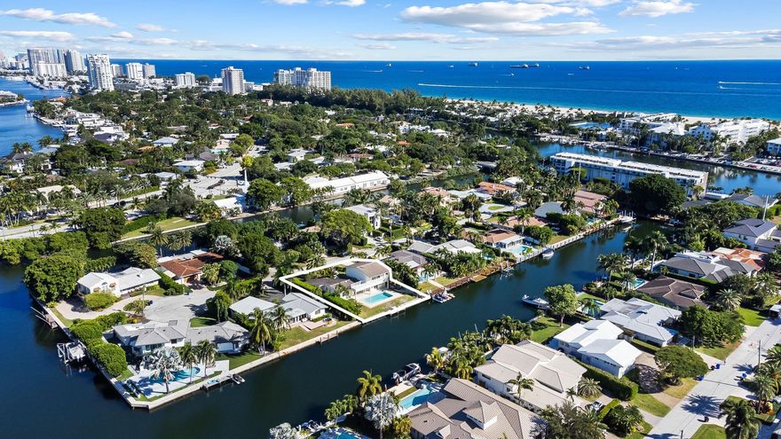 Beautiful waterfront home located in a prestigious Fort Lauderdale community—perfect for families seeking a peaceful and private neighborhood. Enjoy a short walk to the beach or head out boating directly from your backyard with easy access to the Intracoastal, Port Everglades, and beyond. This home offers 3 bedrooms and 3 baths, including a spacious primary suite overlooking the pool and waterway. Tile floors throughout, an oversized balcony, and an updated kitchen make this residence ideal for seamless indoor/outdoor living. Includes one fixed bridge. Ideally located near top dining and shopping, with quick access to major expressways and Fort Lauderdale International Airport.