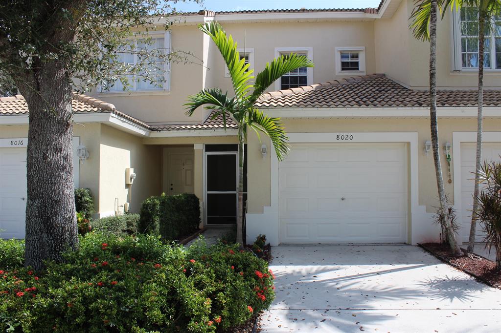 A WONDERFUL PLACE TO LIVE...VERONA LAKES! THIS 2 BEDROOM, 2 FULL BATH, 1 HALF BATH TOWNHOME IS FRESHLY PAINTED WITH NEW WOOD LOOK LAMINATE FLOORING ON STAIRS AND THROUGHOUT THE UPSTAIRS, TILE DOWNSTAIRS, BUILT-INS IN THE MASTER CLOSETS, WALK IN CLOSET IN 2ND BEDROOM AS WELL! 1 CAR GARAGE, OPEN PAVER PATIO FOR GRILLING! ENJOY THE RESORT STYLE CLUBHOUSE WITH FITNESS CENTER, POOL, PLAYGROUND FOR THE KIDS, TENNIS COURTS, BASKETBALL! EASY ACCESS TO TURNPIKE, CLOSE TO HOSPITAL, GROCERY, RESTAURANTS, GATED COMMUNITY! COME CHECK IT OUT!