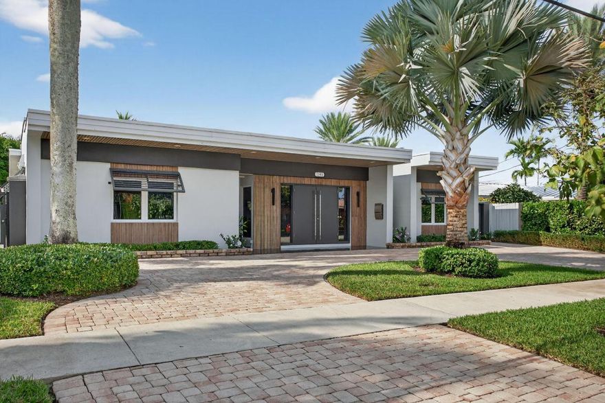 This stunning home features 3 bedrooms and 2.1 baths, making it the perfect space for families or entertaining guests. You'll find a dock with easy access for water enthusiasts to the intercoastal and ocean, and a private pool that's perfect for relaxation.
The interior boasts custom wood paneling and storage throughout, a gorgeous modern kitchen with granite countertops, and elegant maple wood floors with stone accents. Additionally, a new privacy cement wall was recently completed on one side of the property, ensuring added peace and tranquility.
If this sounds like something you would like to explore further, feel free to reach out, and we can schedule a time for you to view the property.