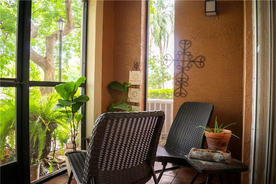 Exquisite 2BR/2BA Condo in a gated community within Coconut Creek! Spacious Bedrooms, Open Living & Dining. Full size washer and dryer. Condo comes with covered carport parking for one car plus additional parking for second car as well as guest. Screened Porch. Resort-Style Amenities: Gym, Kids Playroom, Tennis, Pool, Racquetball. Full W/D. Close to Schools, Shopping, and Highways. The open living and dining areas provide a seamless flow for entertaining. Relax on the screened porch overlooking the pond. Located near schools, shopping, and highways, this condo offers convenience and easy commuting. Walk to the promenade! Some furniture is negotiable. HOA requires 650 credit score or higher. First, last, and security are required to move in. Ready by September 1st.