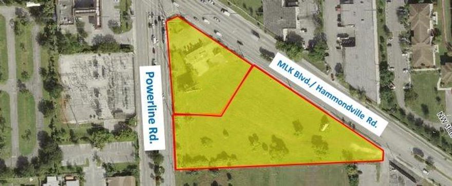 Capitalize on the redevelopment wave!! 3.77 Acres of prime commercial development land in the heart of the Pompano Beach on a signalized corner with high visibility. This site is ideal for commercial, multifamily (46 units/ acre), mixed use or retail development. Permitted uses would include banks, grocery/ liquor store, pharmacy, schools, ALF’s, churches, recreation/ entertainment facility, medical office, boat sales, auto parts sales, restaurants, and liquor stores. Capitalize on the redevelopment wave!! 3.77 Acres of prime commercial development land in the heart of the Pompano Beach on a signalized corner with high visibility. This site is ideal for commercial, multifamily (46 units/ acre), mixed use or retail development. Permitted uses would include banks, grocery/ liquor store, pharmacy, schools, ALF’s, churches, recreation/ entertainment facility, medical office, boat sales, auto parts sales, restaurants, and liquor stores.