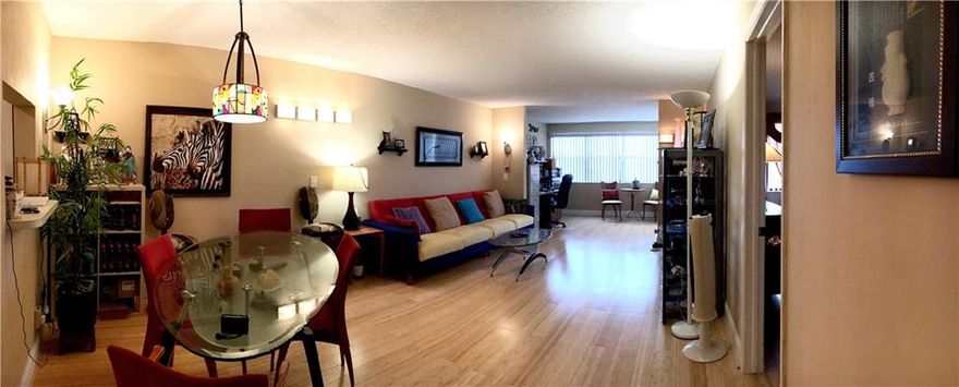 New on the market, a must See!!! Golfer Paradise, full amenities, surrounded by lakes and great walking tracks, plus amazing clubhouse full of activities like movie nights, dance lessons, seasonal gathering and so much more. This spacious 1bed/1.5 Bath with huge walk in closet and bathroom closets, lake view, newly renovated high quality bamboo flooring in living area and modern tile flooring in bathrooms. Short walk to club house, gym, tennis, racquetball court, pool, sauna, tennis and so much more.