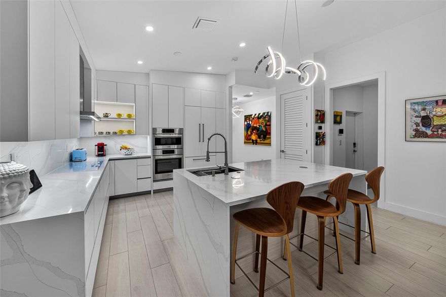 Modern, Stylish, Elegant, Smart Home. 2017 Construction + Complete Meticulous Remodel in 2024! Bright, Open, Spacious & Airy. 3 Bed, 2 Bath + Large Office/TV Room/Den. Kitchen Features Top of the Line Appliances, Cabinets & Countertops, Bar Seating & Plenty of Cooking & Entertaining Space. Massive Primary Suite w/ Sitting Area & Huge Custom Walk-in Closet. Primary Bath features Opulent Oversized Open Shower & Soaking Tub, Luxurious Lighting & Appointments and Private Water Closet. Striking Lighting, Electronic Shades, Ceiling Fans and more throughout. Private Fenced Back Yard with Artificial Turf and Stunning Landscaping. Full Size Two Car Garage w/ Epoxy Resin Finish, Storage Cabinets, Extra Refrigerator & EV Charger. Steps Away from Everything Wilton Drive Offers. FURNISHINGS AVAILABLE.
