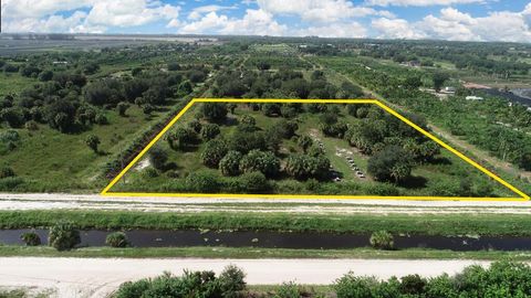 South Florida Vacant Land Commercial Real Estate Listings Lot--1890 Louise Street Loxahatchee FL 33470