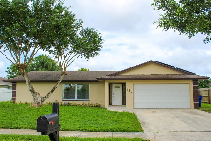 Completely remodeled single-family home featuring 3 Bedroom, two bathrooms and a two-car garage. Solar panels too! NO HOA! Enjoy a huge backyard perfect entertaining guest- and plenty of space to bring your boat. Located in the desirable La Mancha neighborhood, known for excellent school zone and family-friendly community.