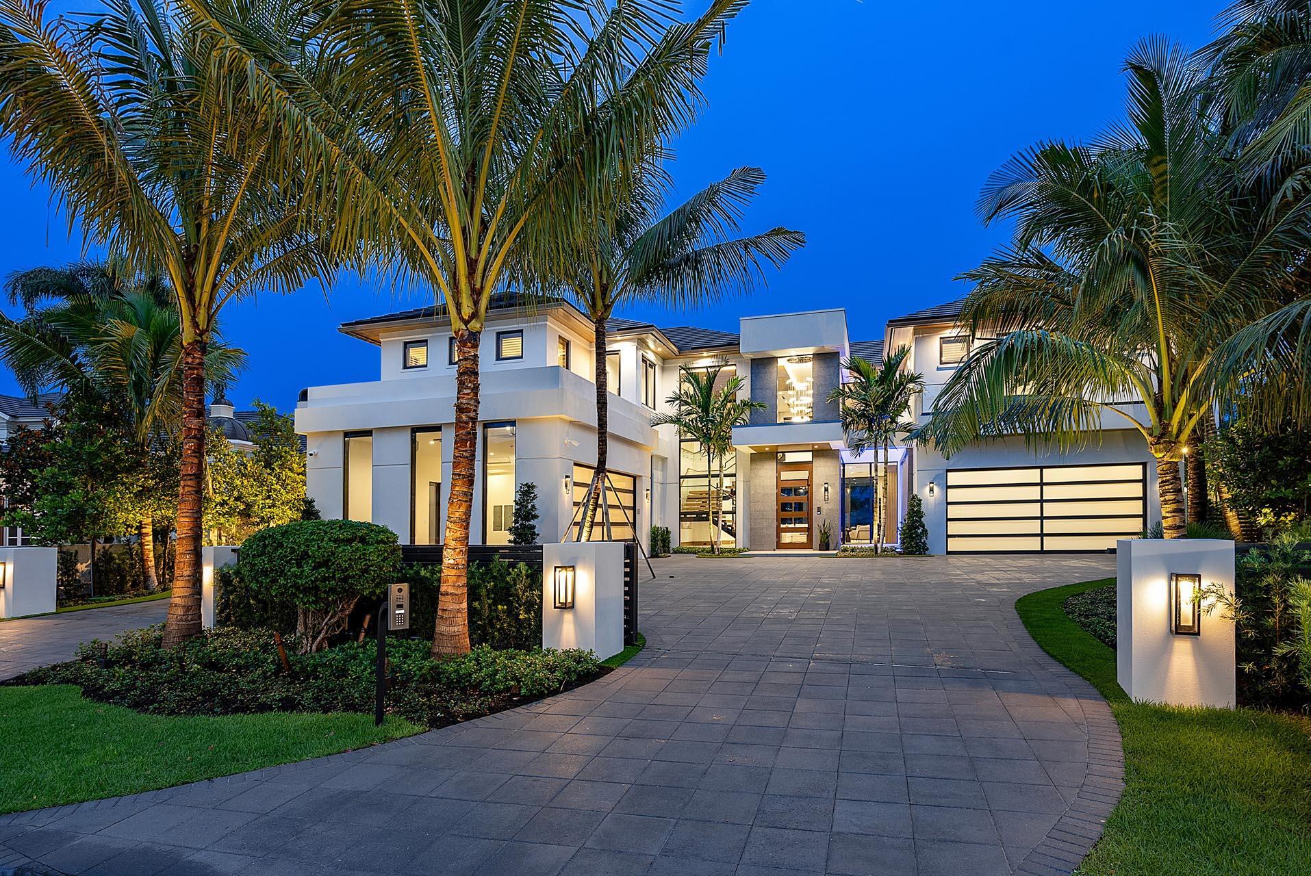 Welcome to 1812 Sabal Palm Circle, an extraordinary masterpiece crafted by SRD Building Corp. This prestigious Signature Estate takes luxury living to new heights, commanding stunning views of multiple golf course fairways in the esteemed Royal Palm Yacht & Country Club.Embrace the grandeur of this turn-key home, encompassing over 8,500 sf of sheer splendor. The 6 lavish bedrooms offer abundant space to accommodate family and guests. A trendy club room awaits, complete with a striking bar and wine room, setting the stage for unforgettable gatherings. A dedicated study and multiple living rooms add sophistication and versatility to this impressive abode. Indulge your culinary passions in the gorgeous open-air kitchen, where culinary delights meet exquisite design. The sprawling owner's
