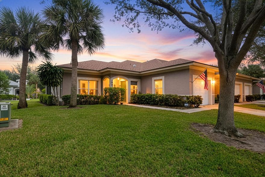 Welcome home to this bright and spacious 2 bedroom, 2 bath, 1 car garage end unit in the Lakes at the Savannahs! This well maintained unit offers excellent updates, including a 2019 AC, 2024 water heater, 2023 roof and newer appliances, giving you peace of mind. Close to the clubhouse with a heated pool, gym, tennis court, dog park and more! Water, sewer, cable, internet and trash included. Enjoy comfort, convenience and community living all in one place.