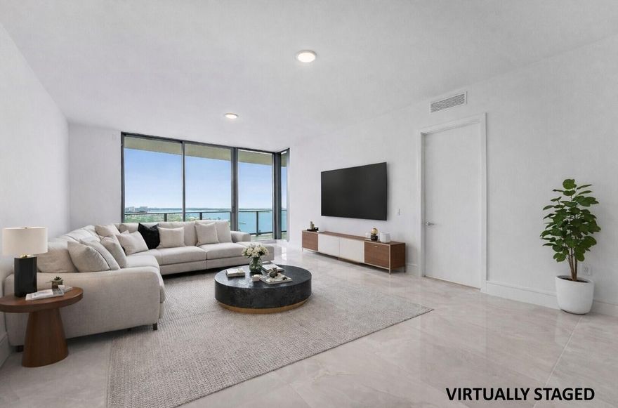 New construction (save $31,000+ bldr fees) 20th floor luxury condo w/views of the Intracoastal, Singer Island, & the ocean + $50k 2nd assigned parking space! Split floor plan w 2 BR, 2.5 baths, 10' floor-to-ceiling impact sliders maximizing natural light/views, quartz kitchen & baths, Miele appliances, wine cooler, smart home ready, UVC air disinfection system, covered balcony. Primary bath has soaking tub, double vanities, & water closet. Fine dining at Seahawk Prime. No pet size restrictions, dog park. Extensive amenities include valet, concierge, cafe, Top Golf, beach entry pool, rooftop lap pool, spas, sauna, steam rm, physiotherapy room, fitness, club rm, billiards, fire pits, bbq areas, bike/paddleboard storage, bowling. Adjacent marina, close to Palm Beach & International airpo