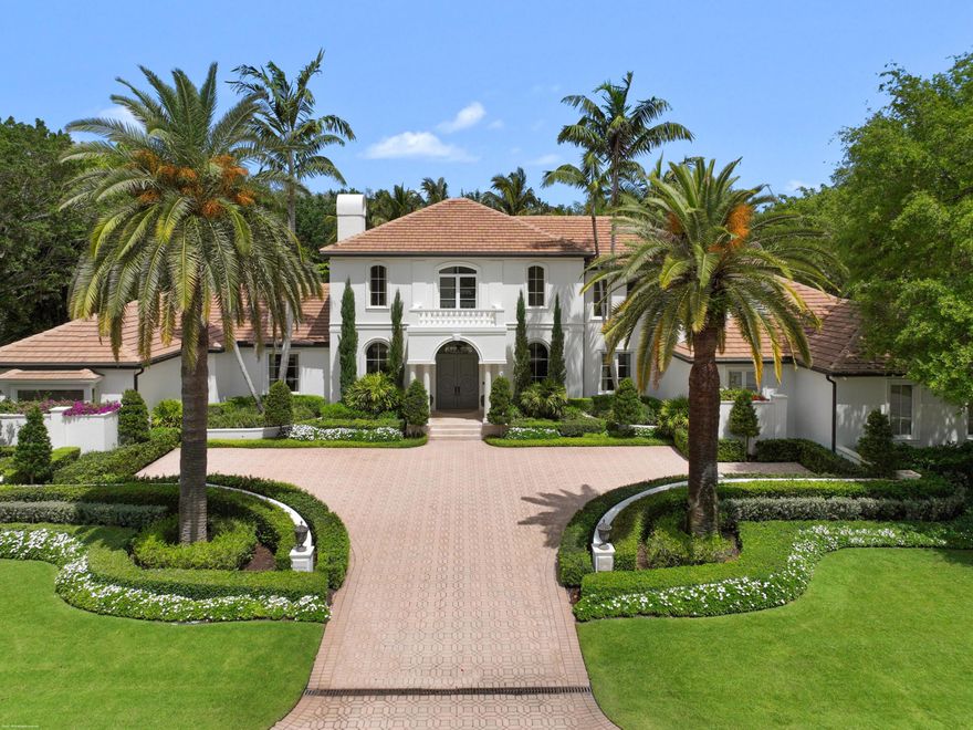 Located in the highly sought-after Maidstone neighborhood within Palm Beach Polo & Preserve, this exceptional six-bedroom, 7.5-bath estate has been completely renovated and thoughtfully updated throughout. Designed with both refined living and effortless entertaining in mind, the residence offers a seamless blend of modern sophistication and comfort. The expansive ground-floor primary suite features dual baths, custom closets, and direct access to the spacious pool and patio area. An additional guest suite on the main level includes a private breakfast bar, ideal for extended stays or staff accommodations. Upstairs, four generously sized bedrooms  each offer en-suite baths and built-in closets, including a second primary suite. The outdoor living space is equally impressive, showcasing a beautifully renovated pool and spa, summer kitchen, fire pit, and ample room for entertaining. Recent upgrades include the roof, impact windows, generator, a whole home reverse osmosis water system, landscaping, and pool—providing peace of mind and turnkey convenience. A rare opportunity to own a fully updated estate in one of Wellington's most desirable communities, just moments from world-class equestrian venues, with easy access to West Palm Beach, the Palm Beach International Airport and Palm Beach.