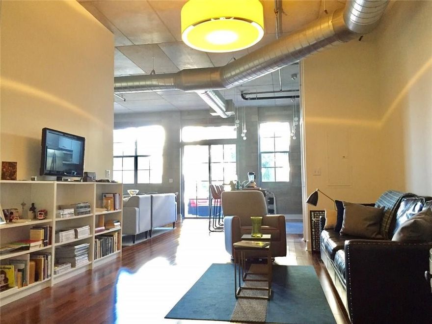 By far the best value in all Loft buildings. Stunning New York style Loft in downtown Fort Lauderdale. Ultra-cool urban industrial architecture. Wide open space with 12 foot ceilings, exposed ductwork, hardwood floors. Stainless and granite kitchen, gas cooking. Large private terrace adds approx. 300 sq ft of living space. Pet friendly. Washer & Dryer in unit. Large walk-in closet. Garage parking. Close to Las Olas in red-hot Flagler Village. Okay to lease immediately, a high demand rental.
