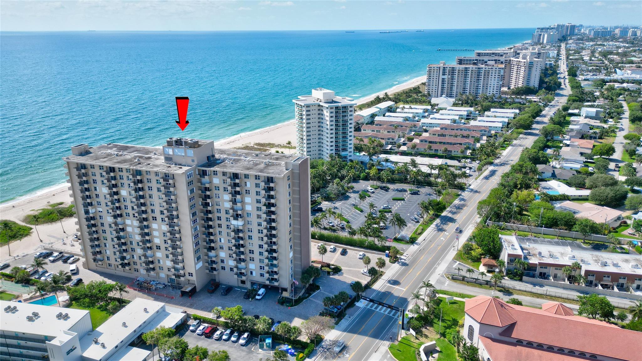 A Luxury, Spacious Southwest 2-Bedrooms + 2-Bathrooms Sunny Southside Corner Unit on the Beach! Tastefully furnished unit in Royal Coast - 24 hour security and one of the nicest pool areas on the beach!! Enjoy Luxury oceanfront living at Royal Coast in desirable Lauderdale-By-the-Sea. Unit amenities include ocean and pool views, updated white cabinetry, huge closets, new washer/dryer in the unit and hurricane shutters.
