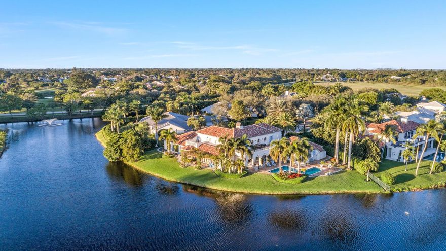 It is rare to find a home on the private enclave of Fairway Island in Palm Beach Polo & Country Club available let alone one this outstanding.This water front 6 bedroom 6.5 bath home on 1/2 an acre with in-law suite has it all. Stunning 260 degree water views from almost every room with privacy and spectacular sunsets. This is truly a family compound ready to welcome extended families and guest. A sprawling floor plan with large entertainment areas inside & out. There is. also an In-law suite withe easy access. Large heated pool with extended patio and spectacular views. Whole house generator too!                  Truly a Must See Property!